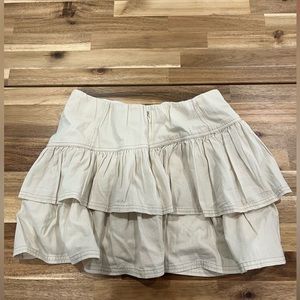 American Eagle cream skirt